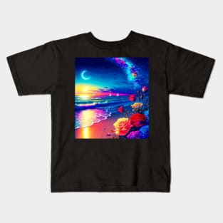 Sailing to Sunset Kids T-Shirt